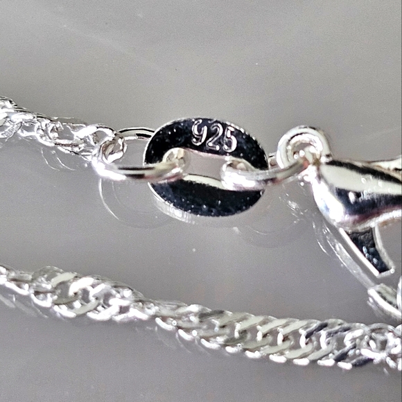 Silver Leaf Jasper Pendant Necklace - Picture 4 of 6